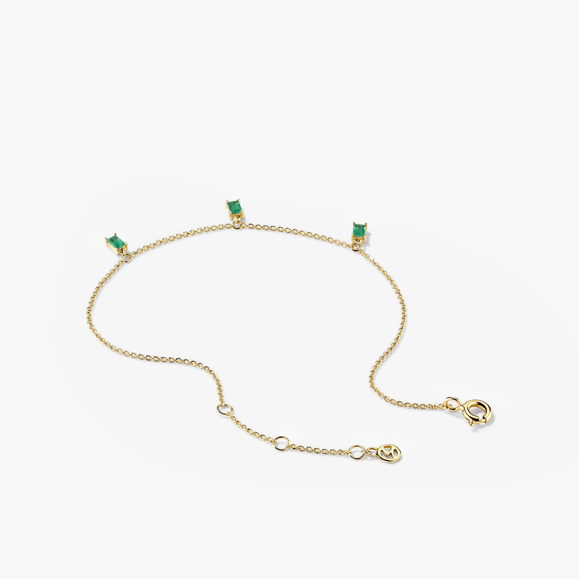 Baguette Gemstone Bracelet