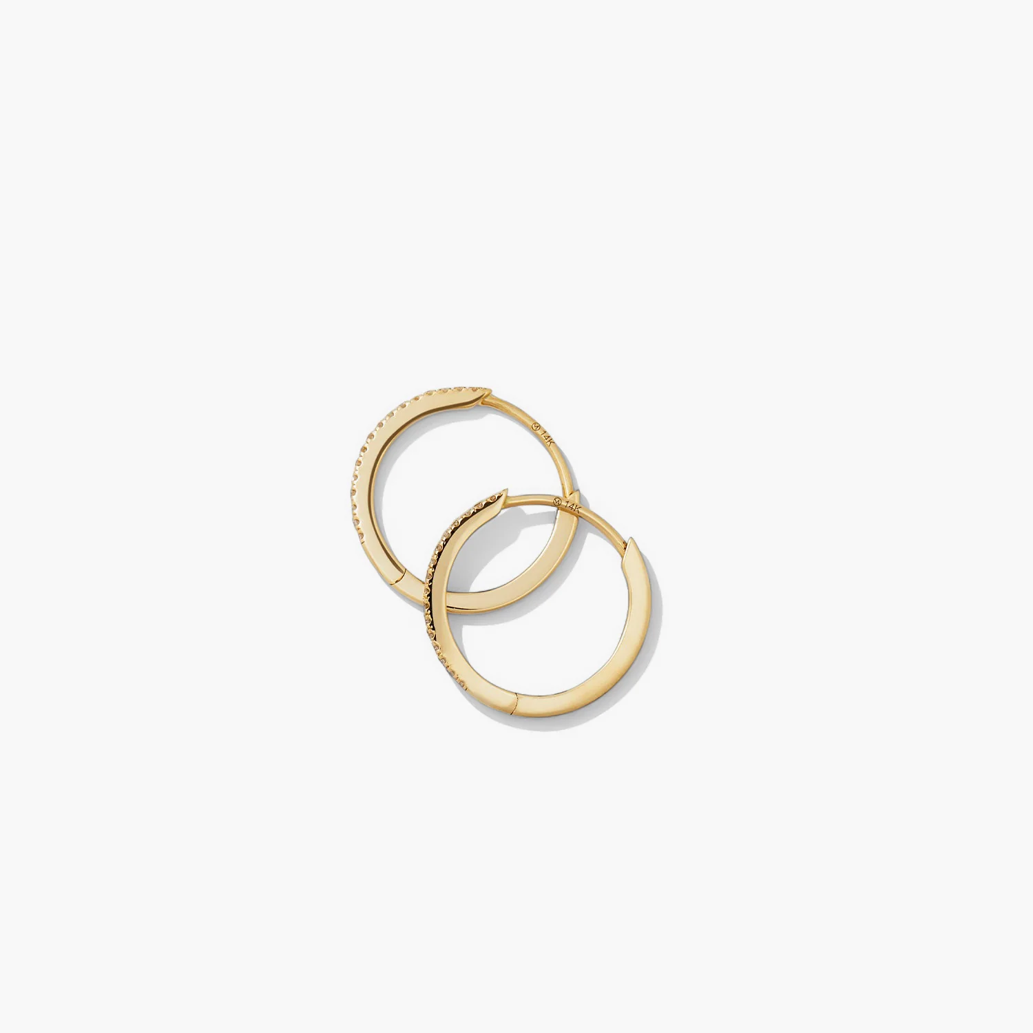 Pavé Diamond Small Hoops