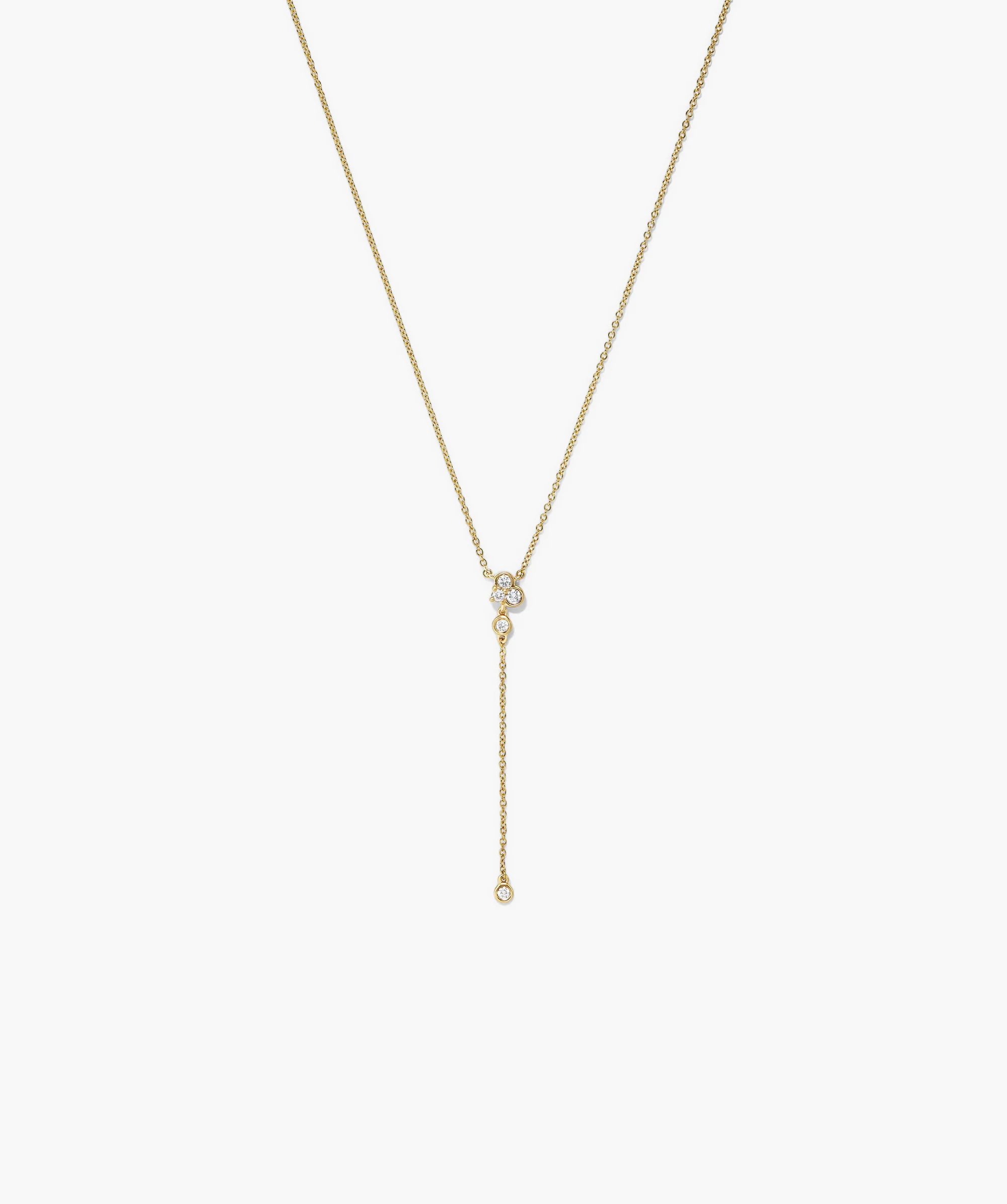 Celeste Lab Grown Diamond Lariat Necklace