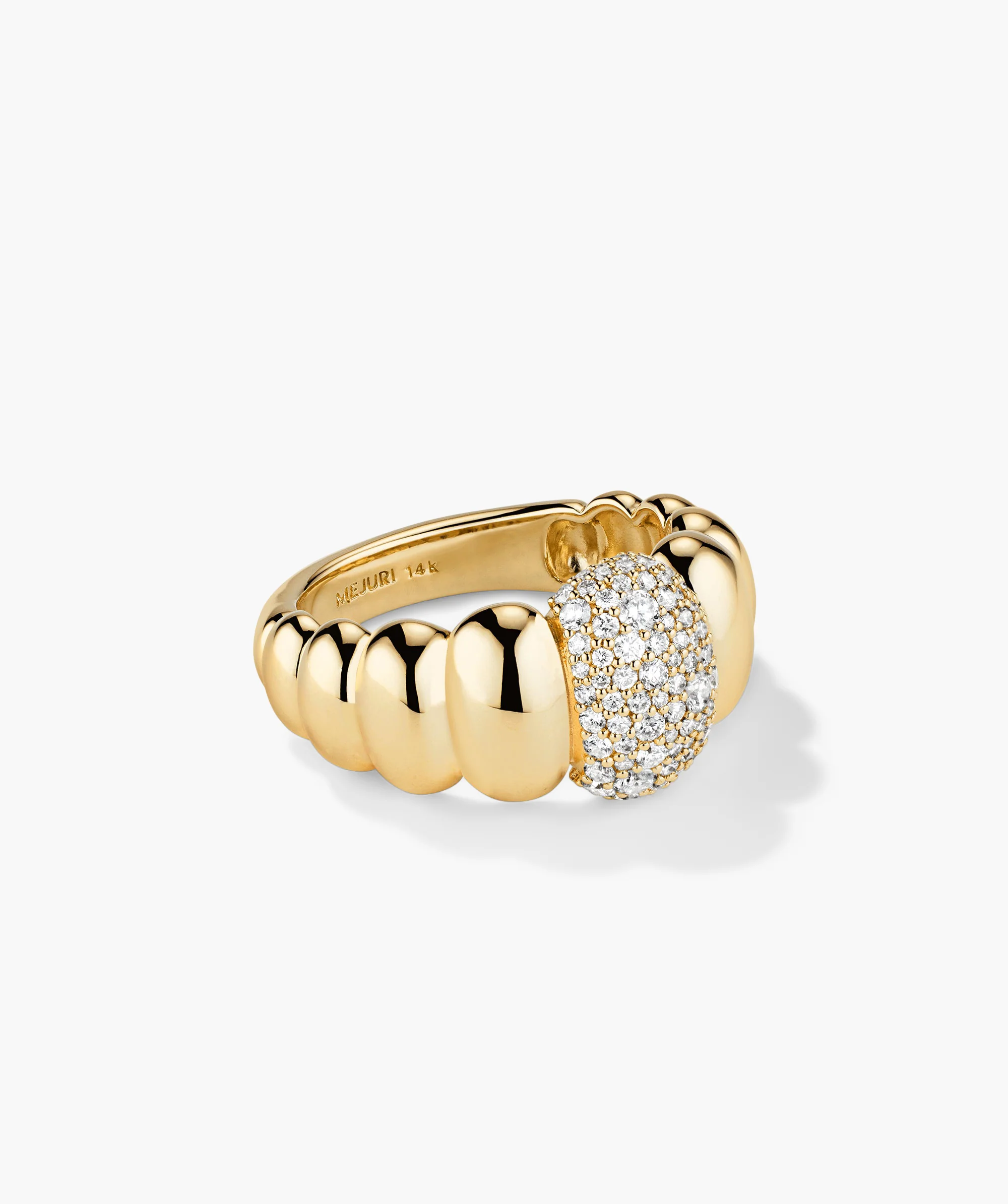 Puffy Charlotte Pavé Diamond Ring