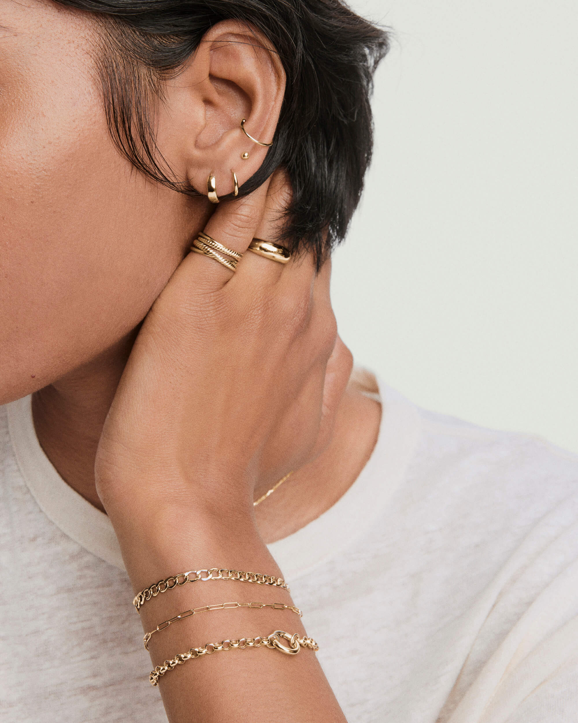 Flat Curb Chain Bracelet