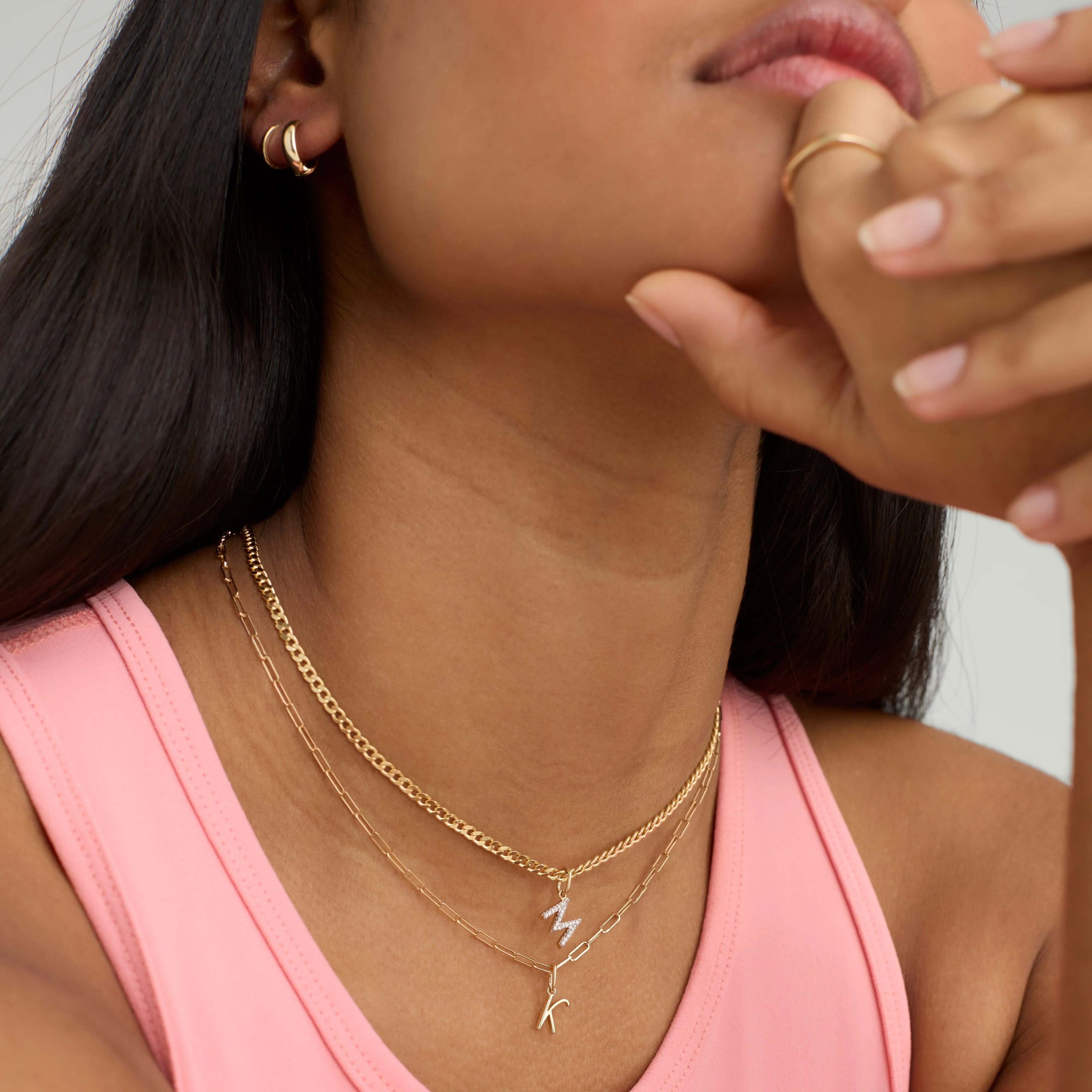 Cursive Letter Charm