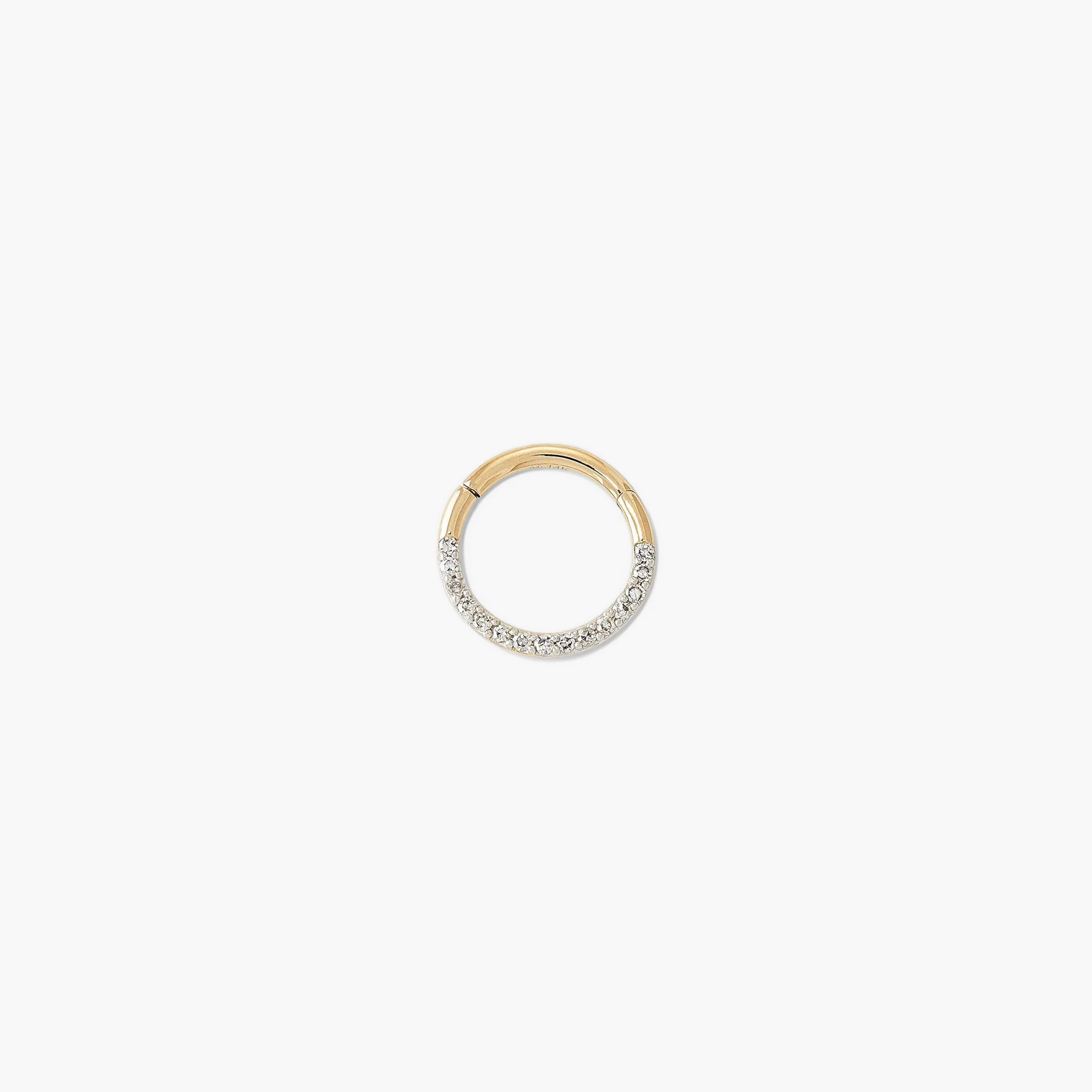 Cartilage Pavé Diamond Mini Hoop