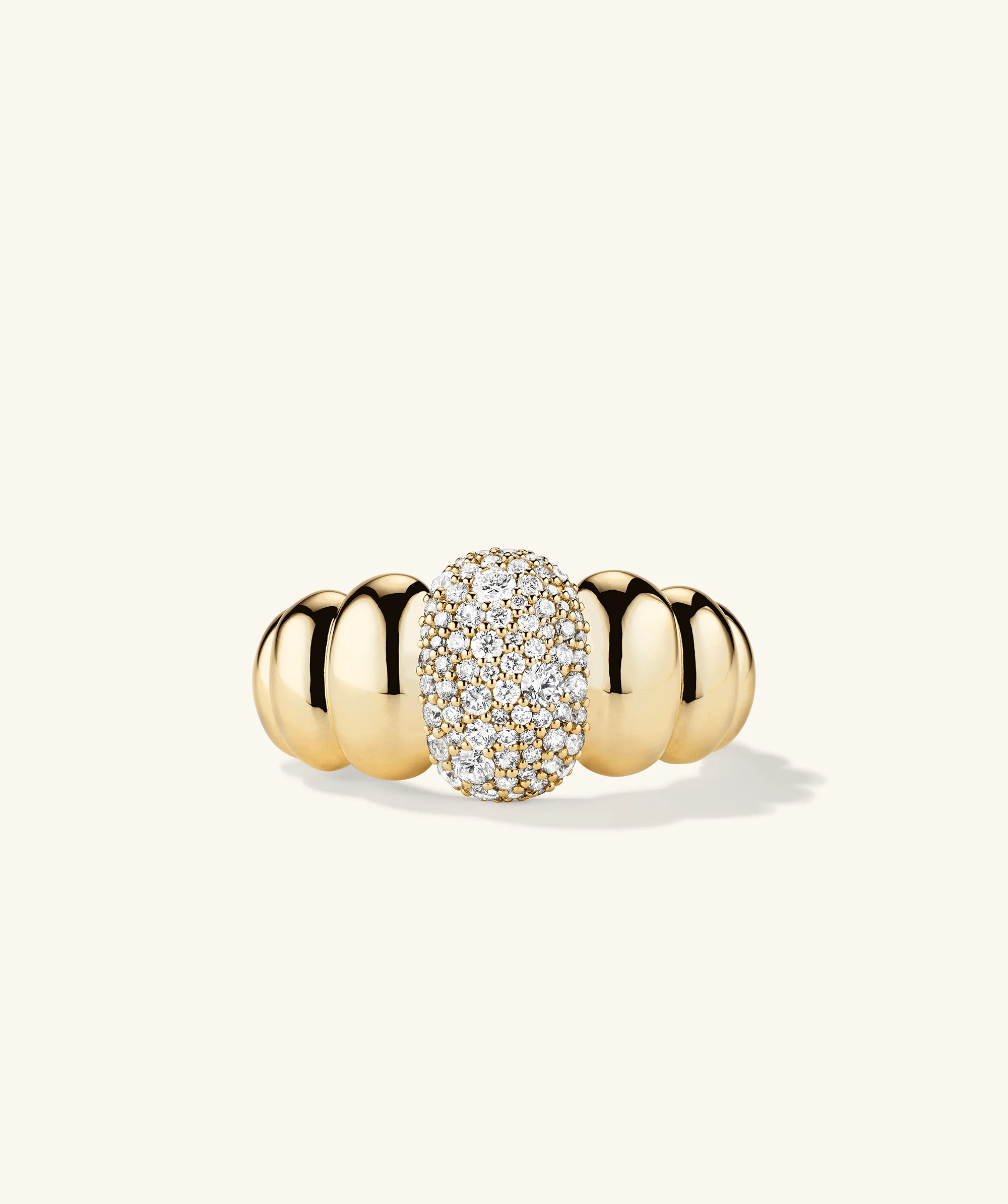 Puffy Charlotte Pavé Diamond Ring