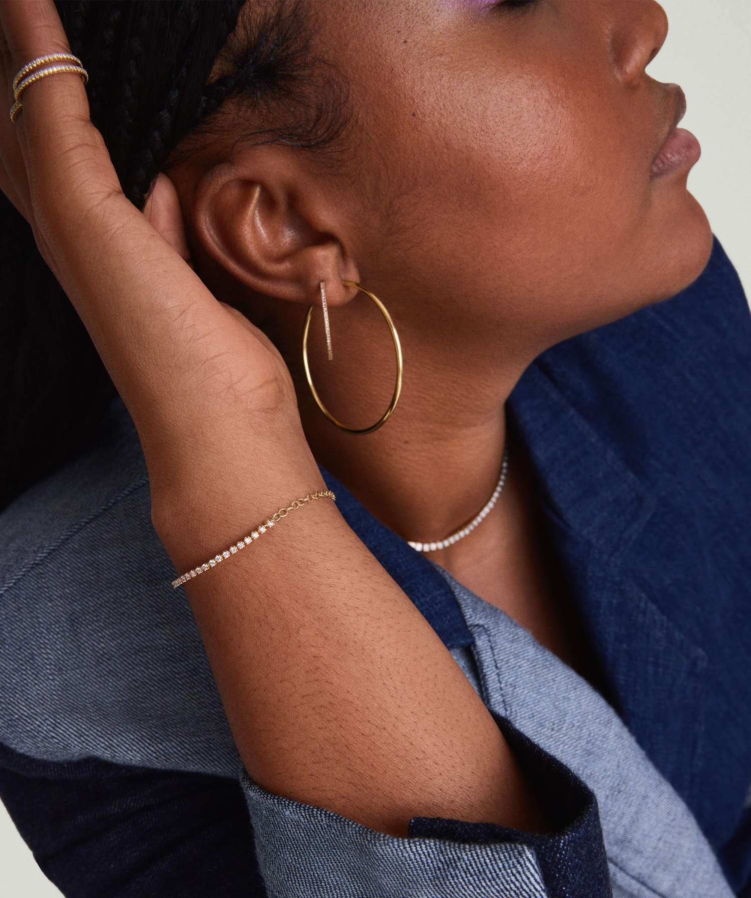 Diamond Half Tennis Bracelet