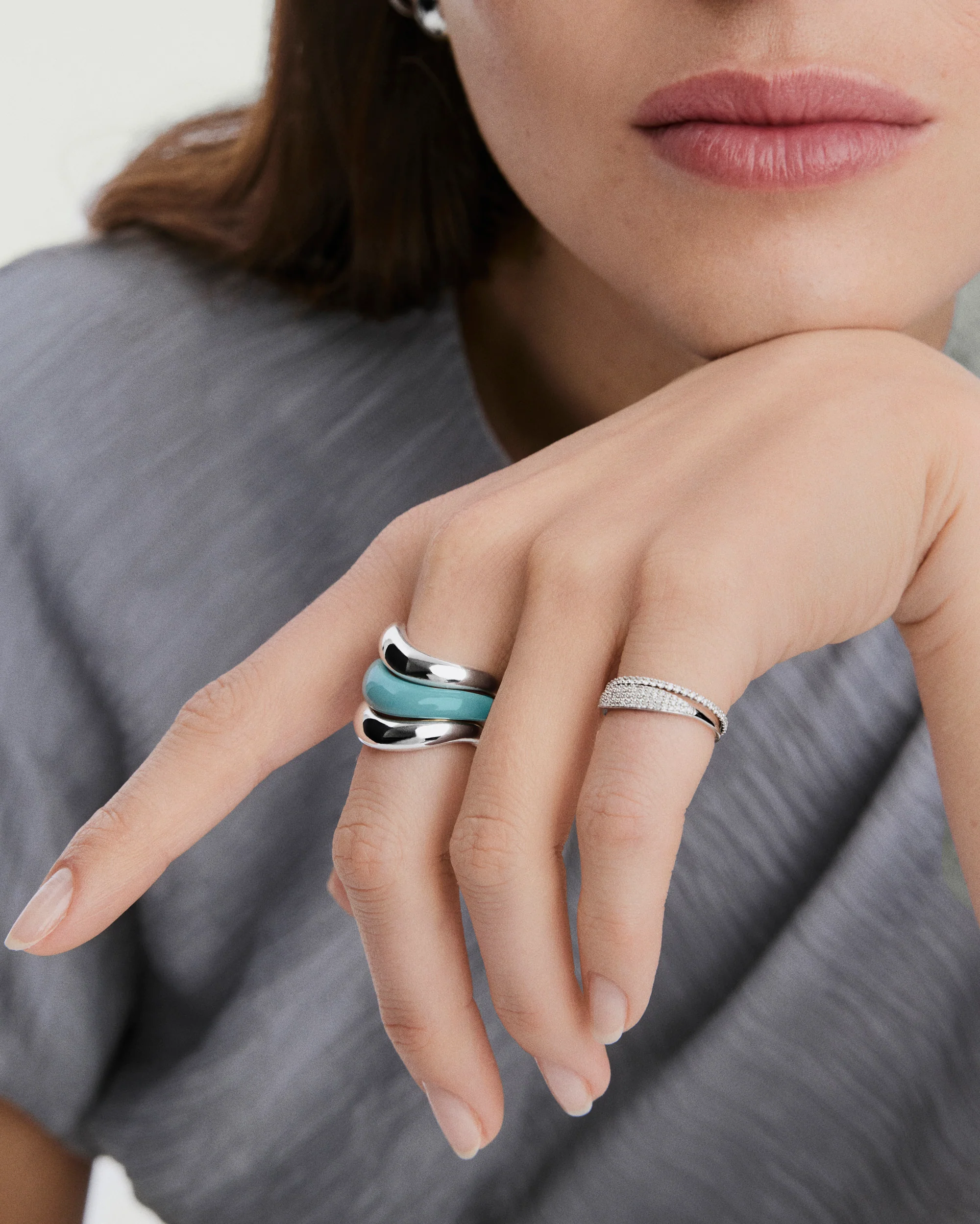 Dôme Figure Ring