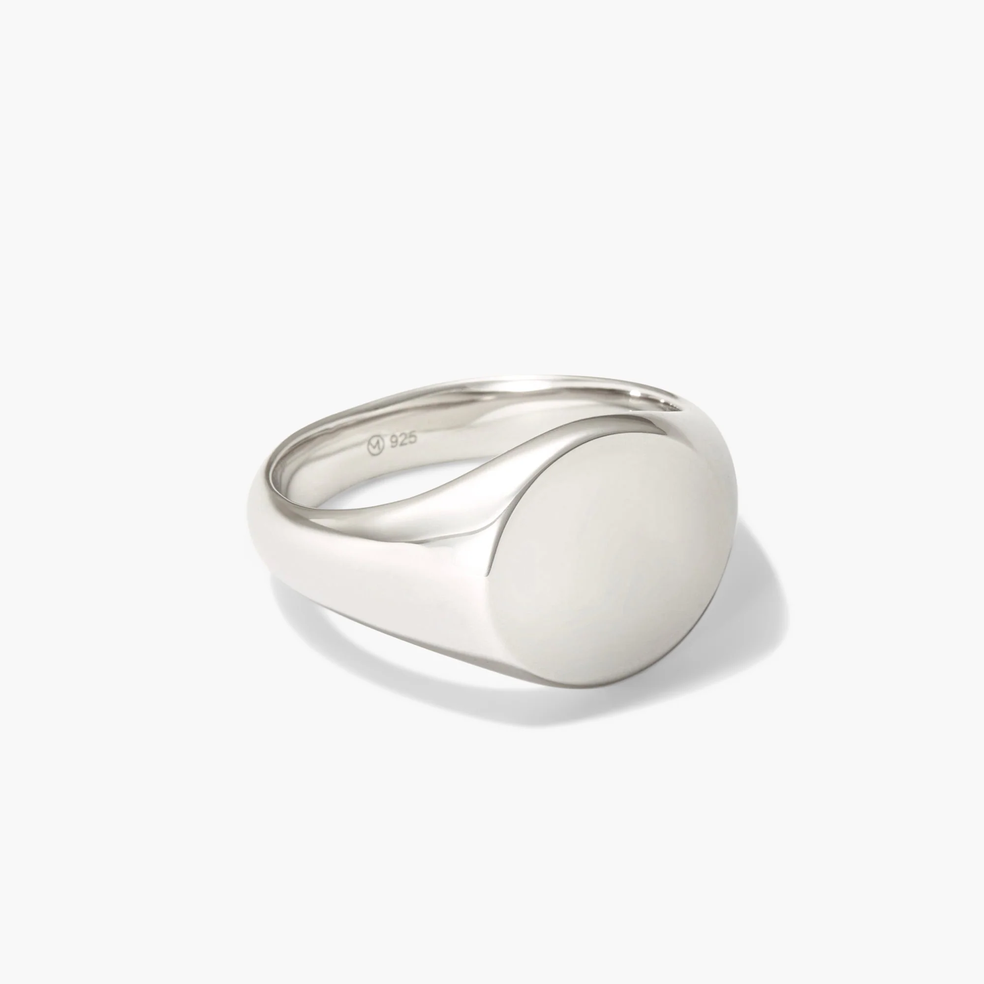Bold Round Signet Ring