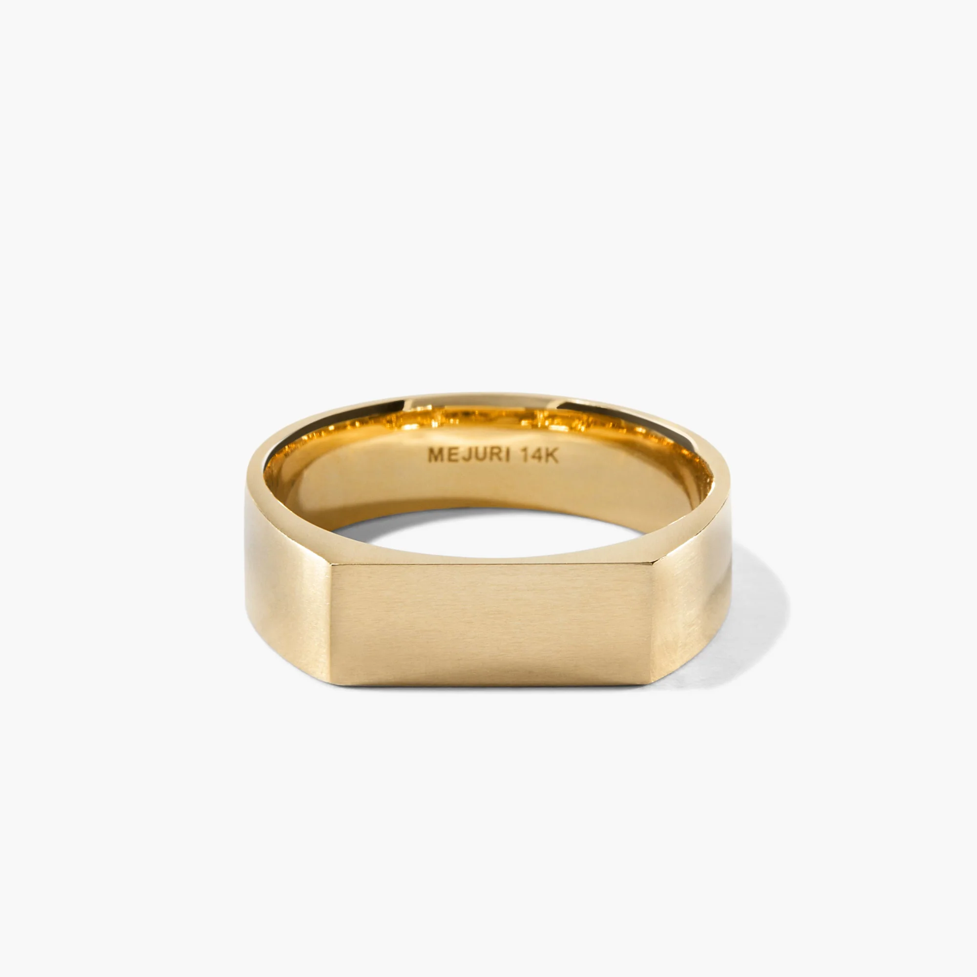 Slim Rectangular Signet Ring