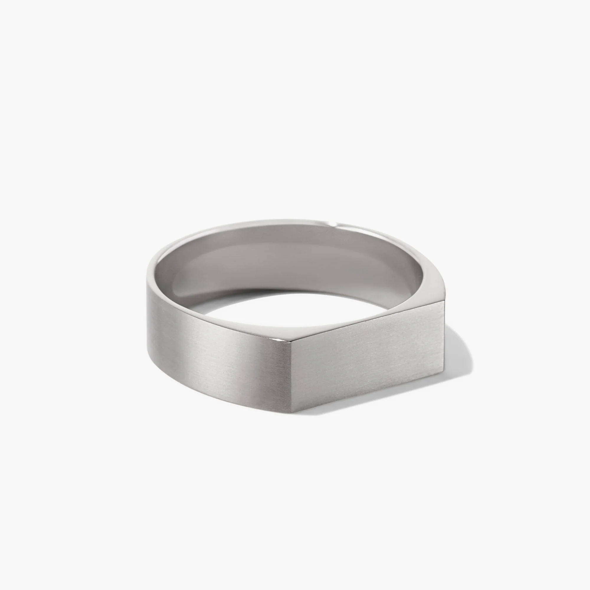Slim Rectangular Signet Ring