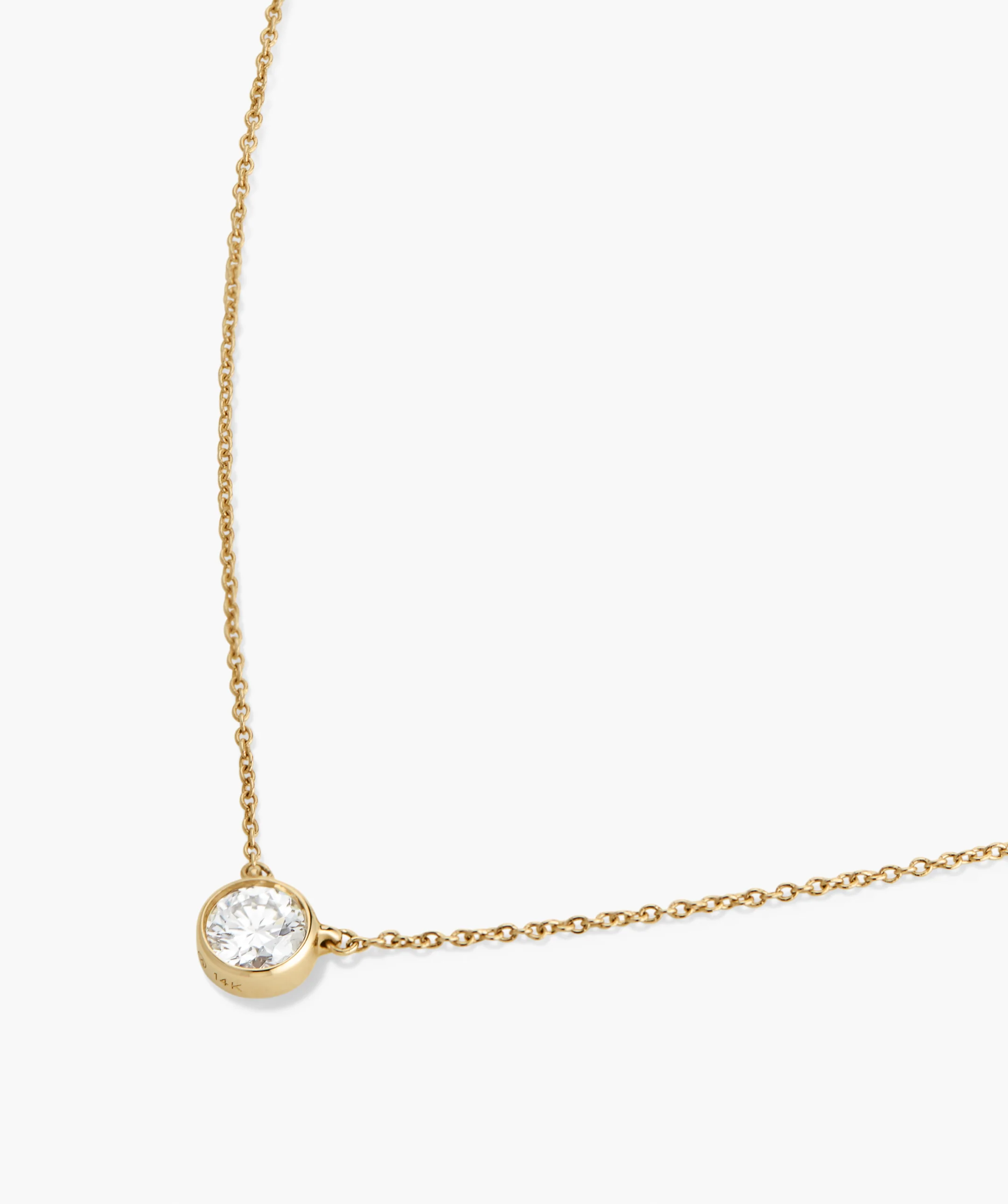 Lab Grown Diamond Solo Necklace