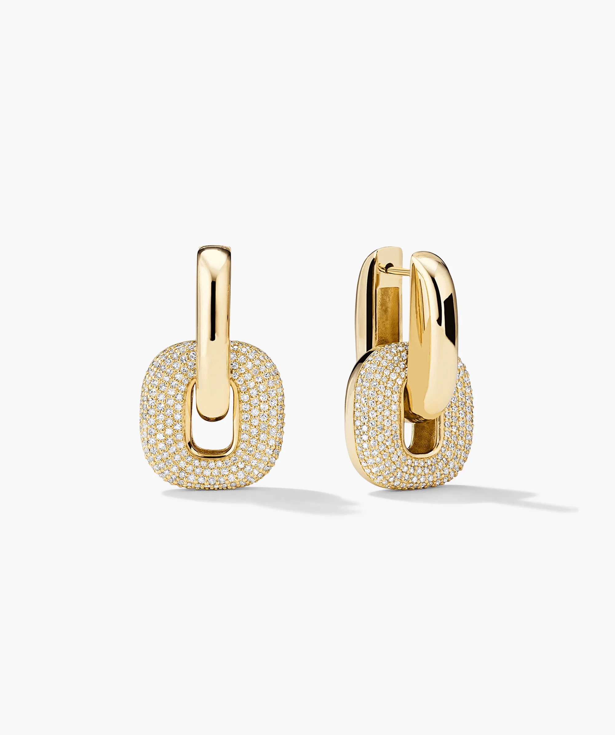 Pavé Diamond Stevie Hoops