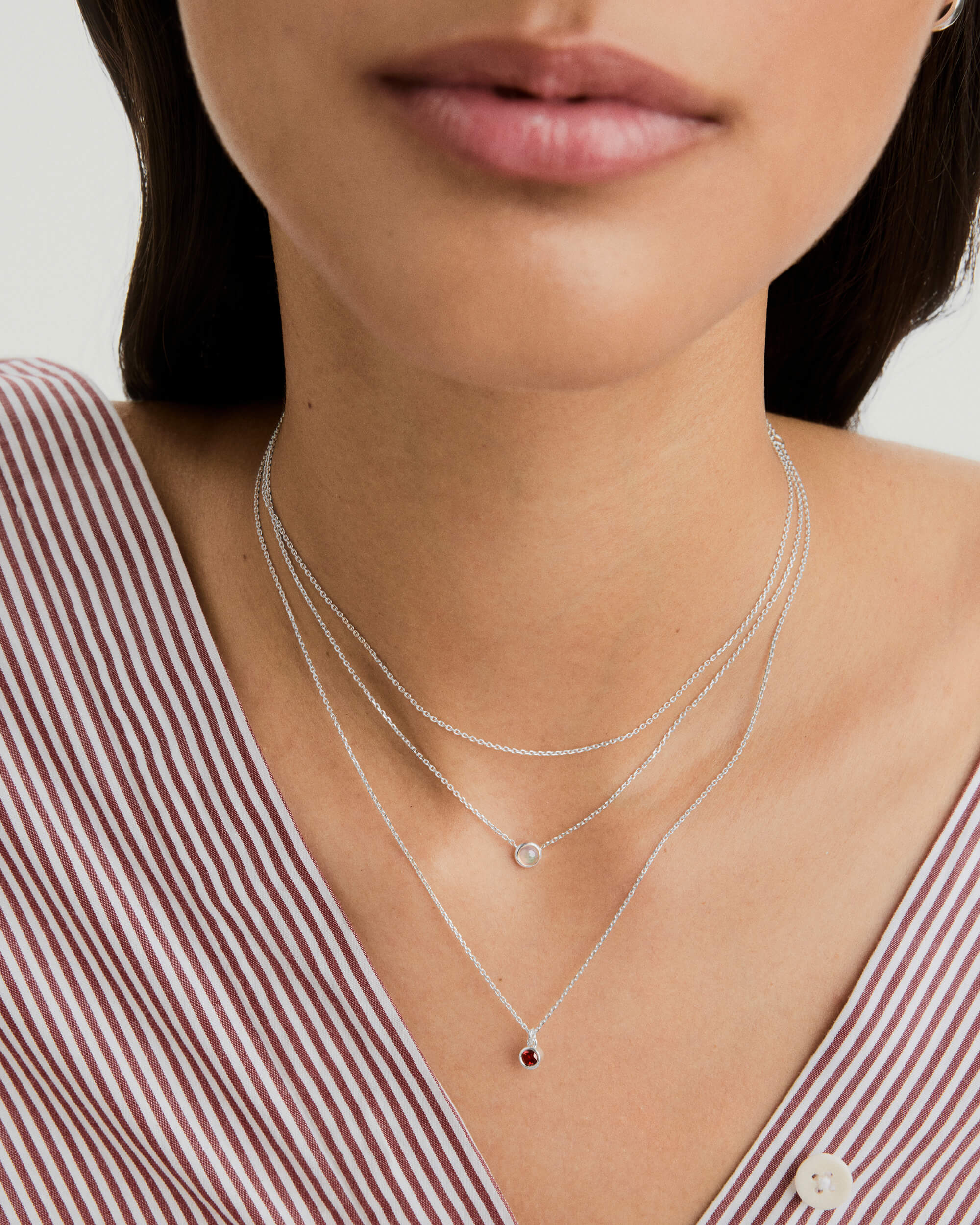 Sia Birthstone Pendant Necklace