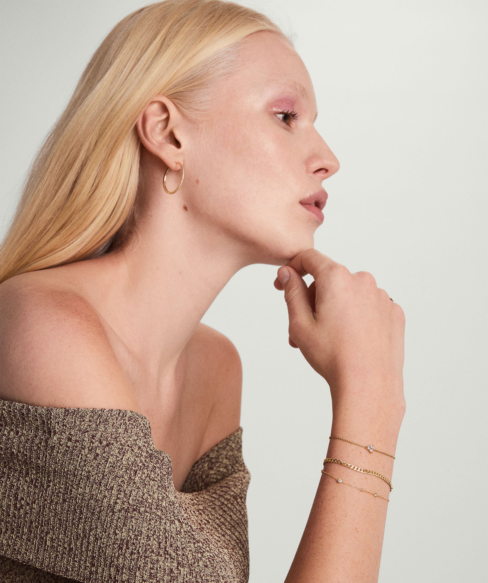 Multi Gemstone Station Bracelet