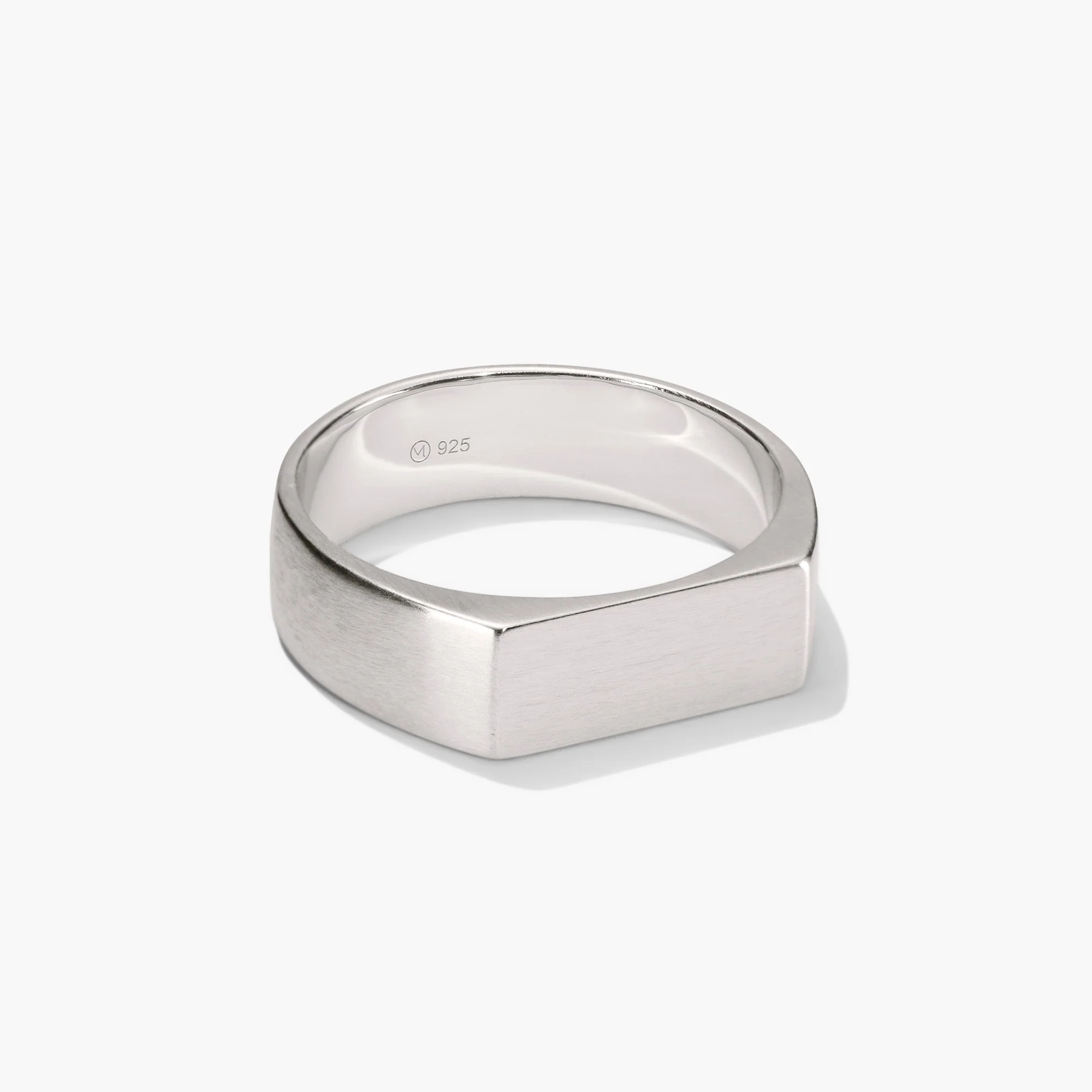 Slim Rectangular Signet Ring