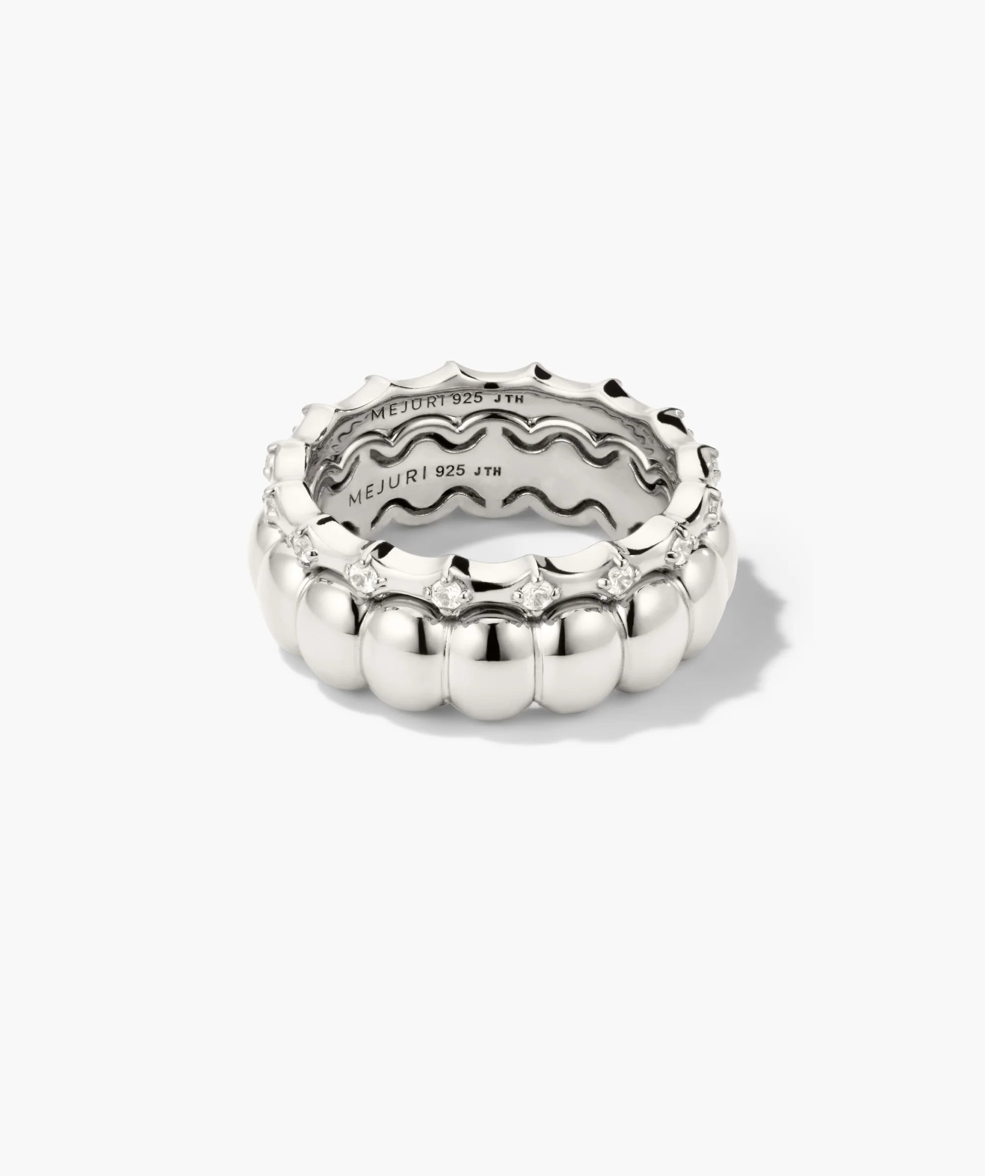 Charlotte Crest Stacker Ring