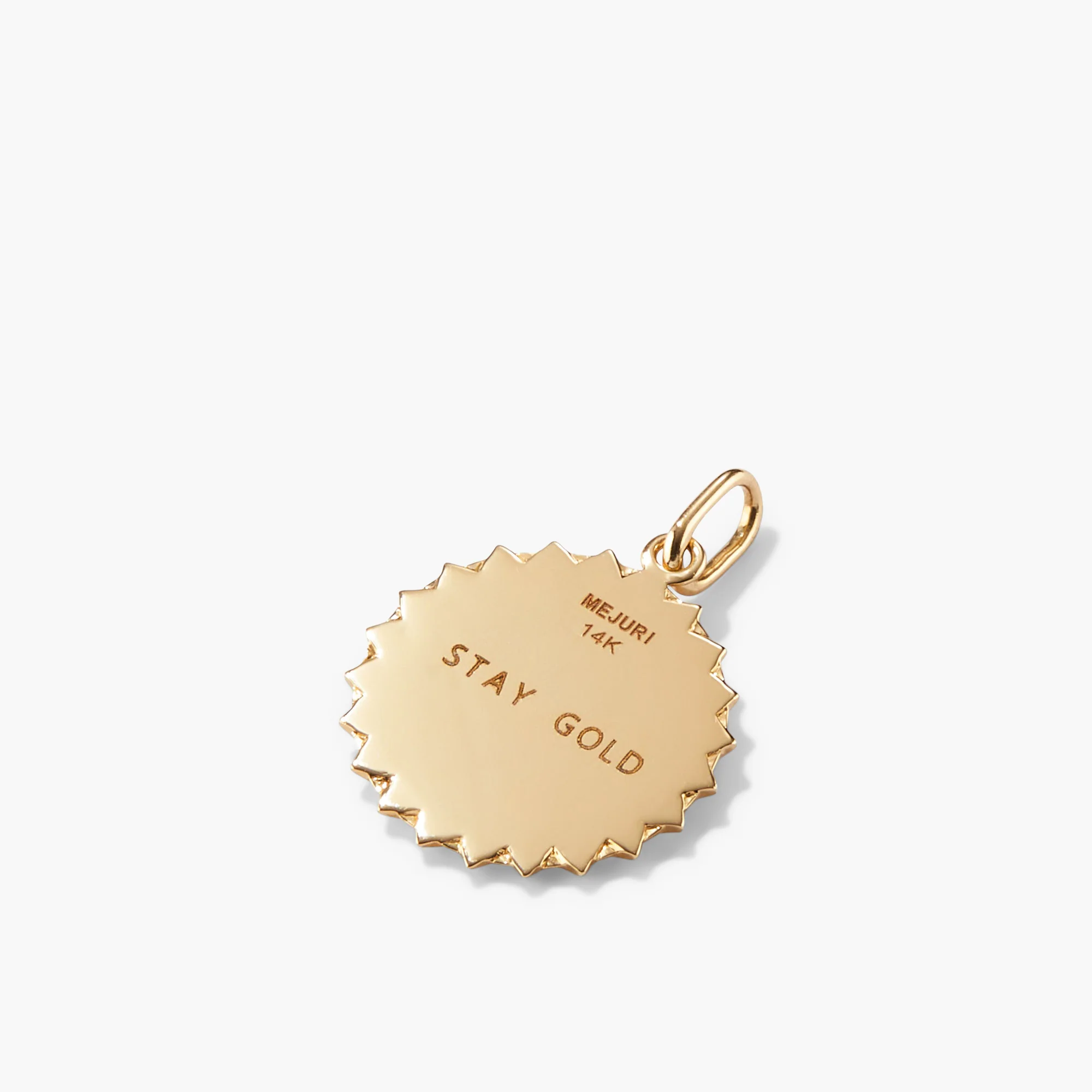 Strength: Rose Coin Charm Pendant