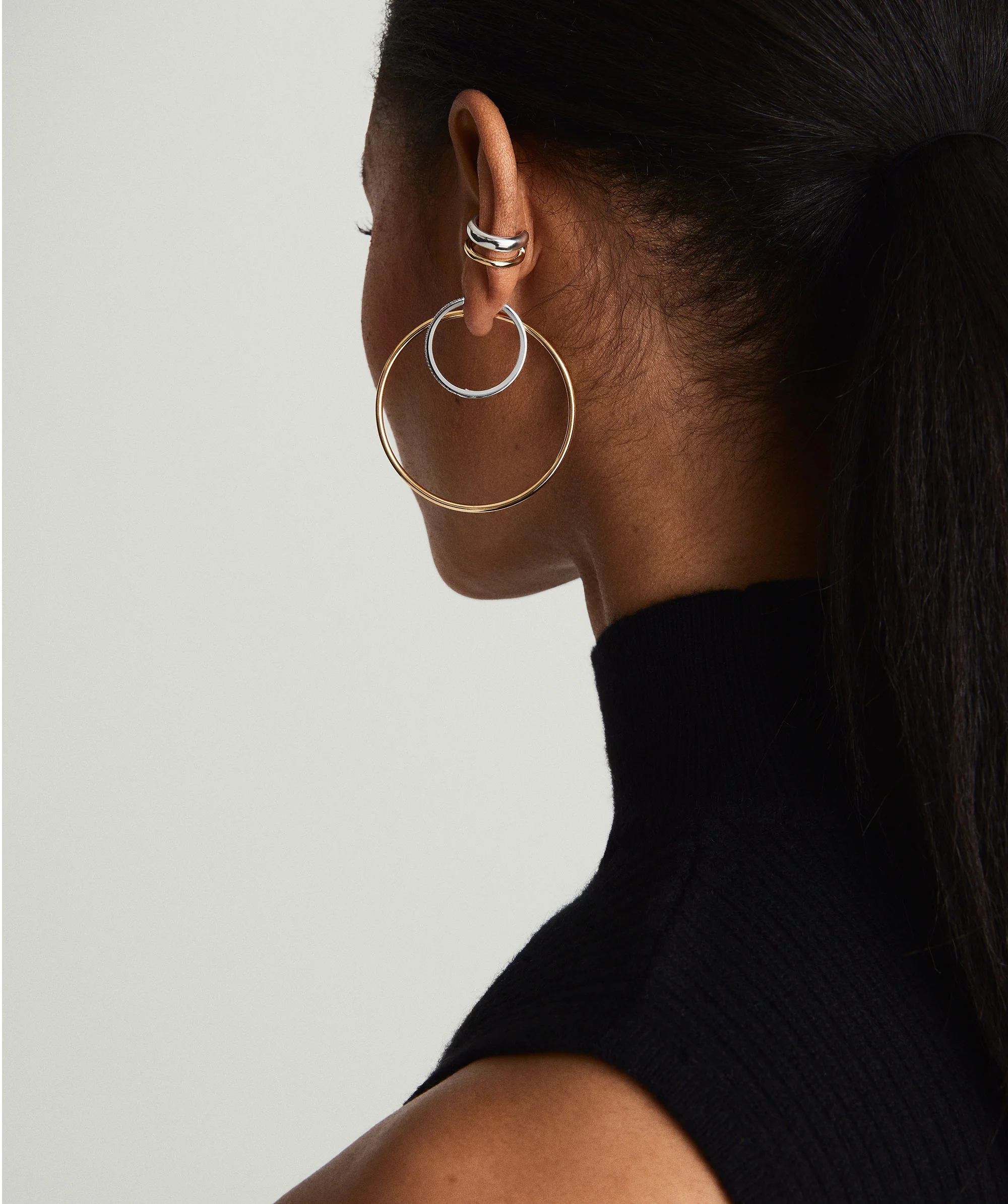 Duet Mixed Ear Cuff