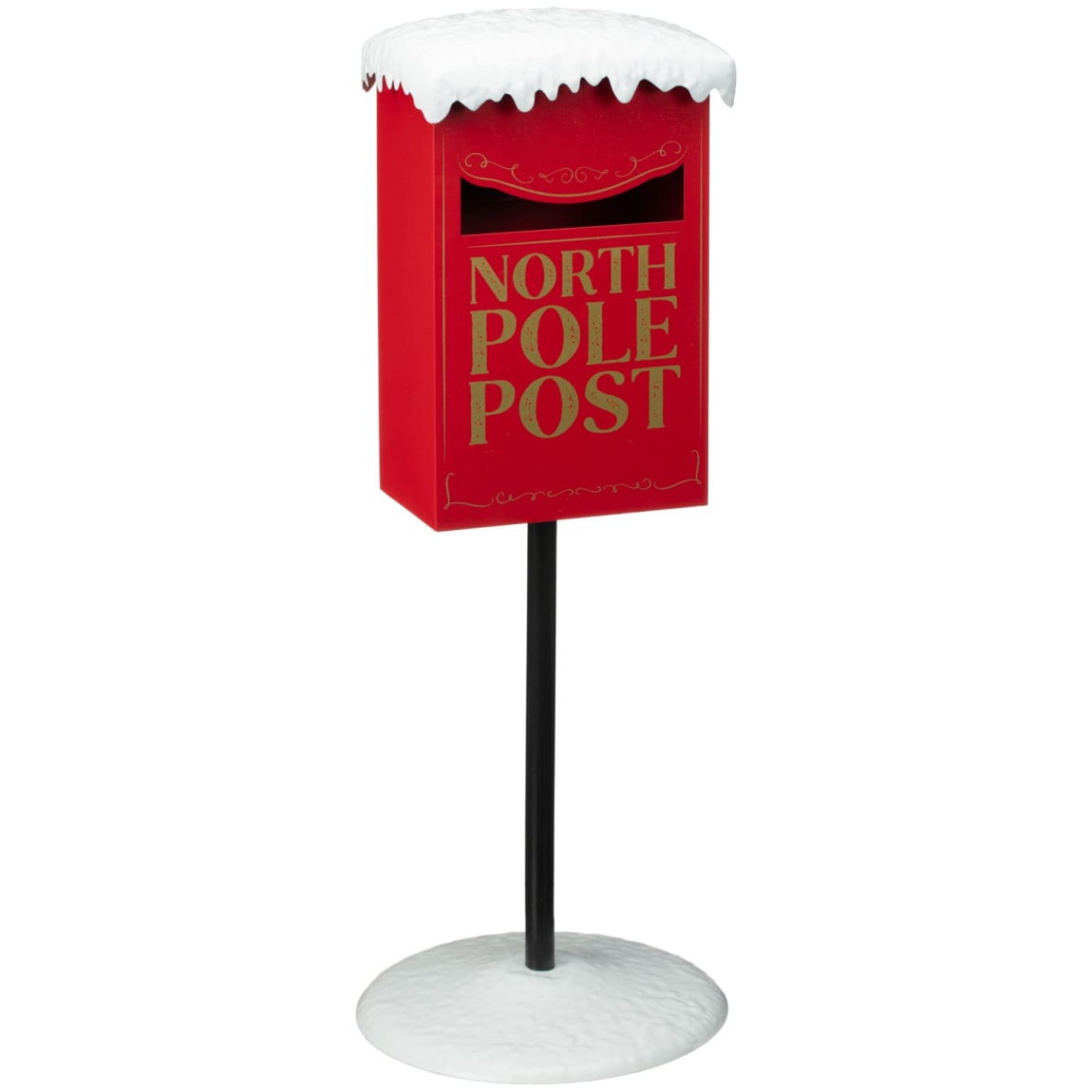Festive Folklore Metal Floor Standing Post Box