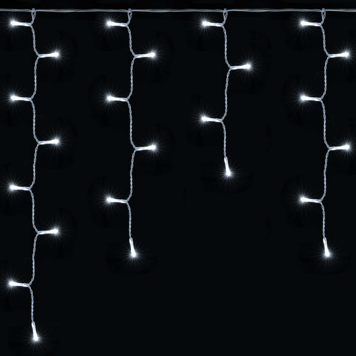 Snowing Icicle Christmas LED Lights 360pk - Cool White