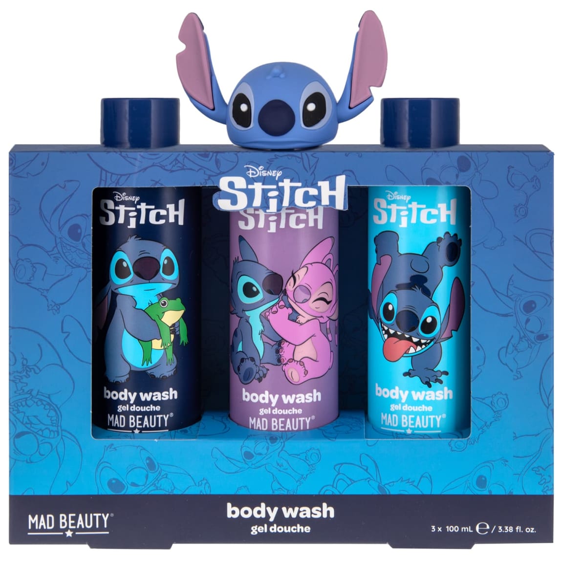 Mad Beauty Disney Stitch Body Wash Set 3pk