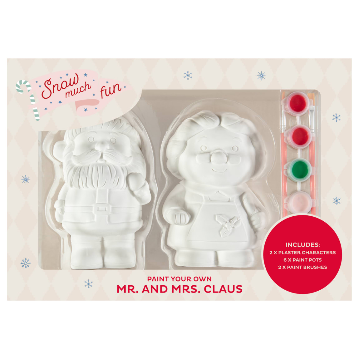 Snow Much Fun Paint Your Own Mr & Mrs Claus