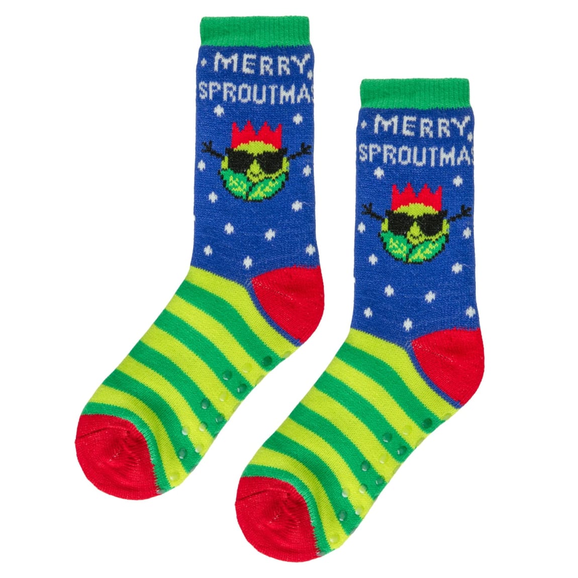 Merry Sproutmas Men's Slipper Socks