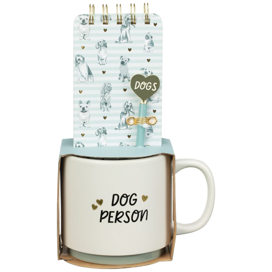A Tale of Tails Dog Mug & Notepad - Green