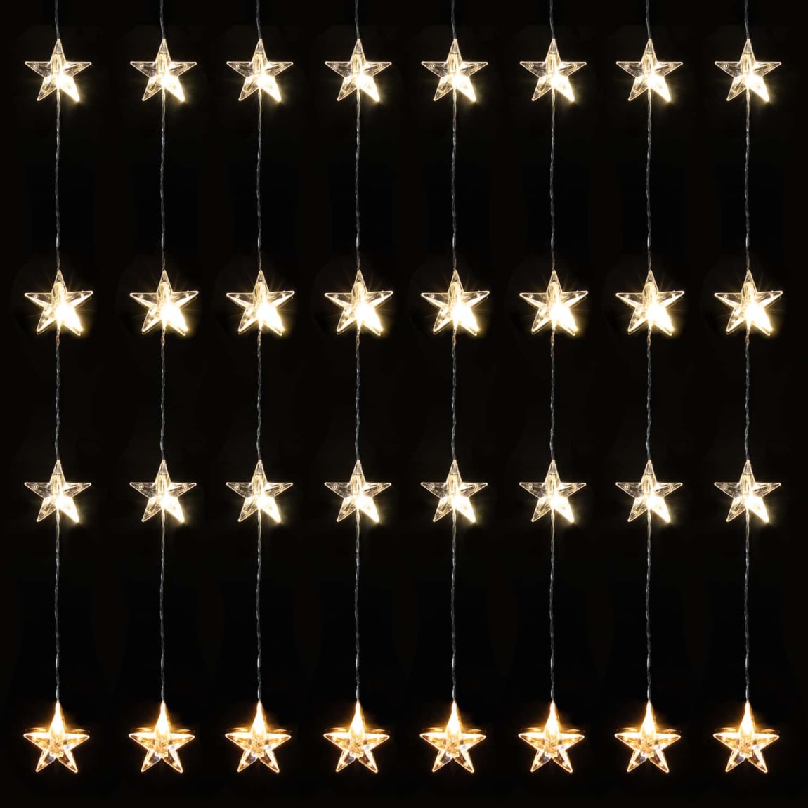 Star Curtain Ultra Bright LED Lights 24pk - Warm White