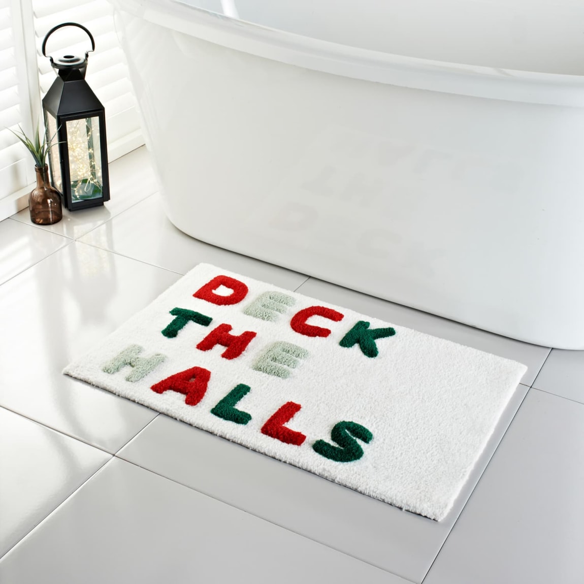 Deck The Halls Bath Mat
