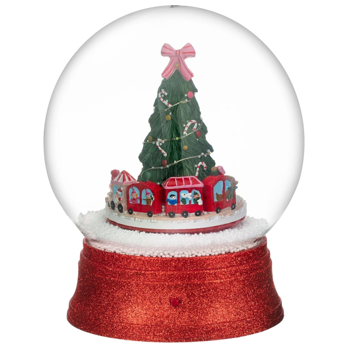 Gingerbread Train Musical Snow Globe