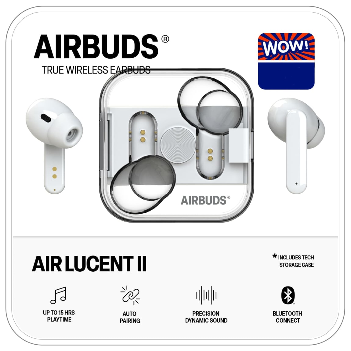 Air Lucent II True Wireless Earbuds - White