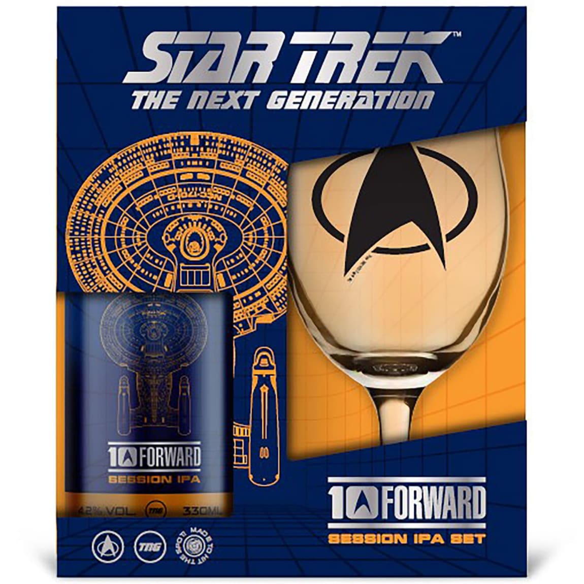 Star Trek Beer & Chalice Gift Set