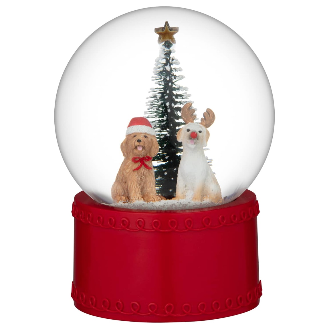 Christmas Snow Globe - Dogs