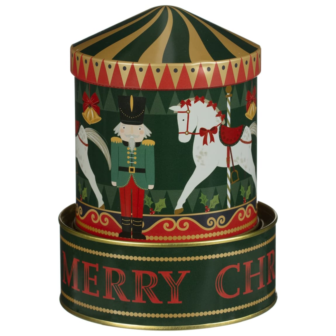 Musical Christmas Carousel Candle