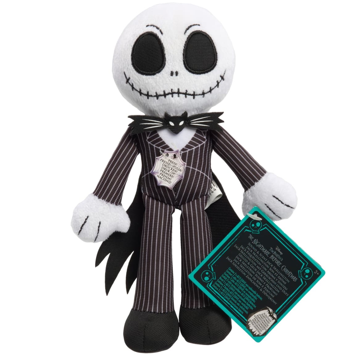 The Nightmare Before Christmas Sound & Scent Jack Skellington Plush Toy 8