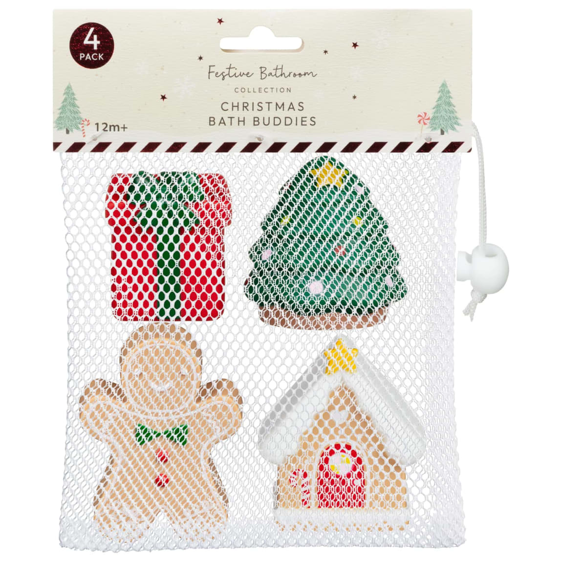 Christmas Bath Buddies Toys 4pk