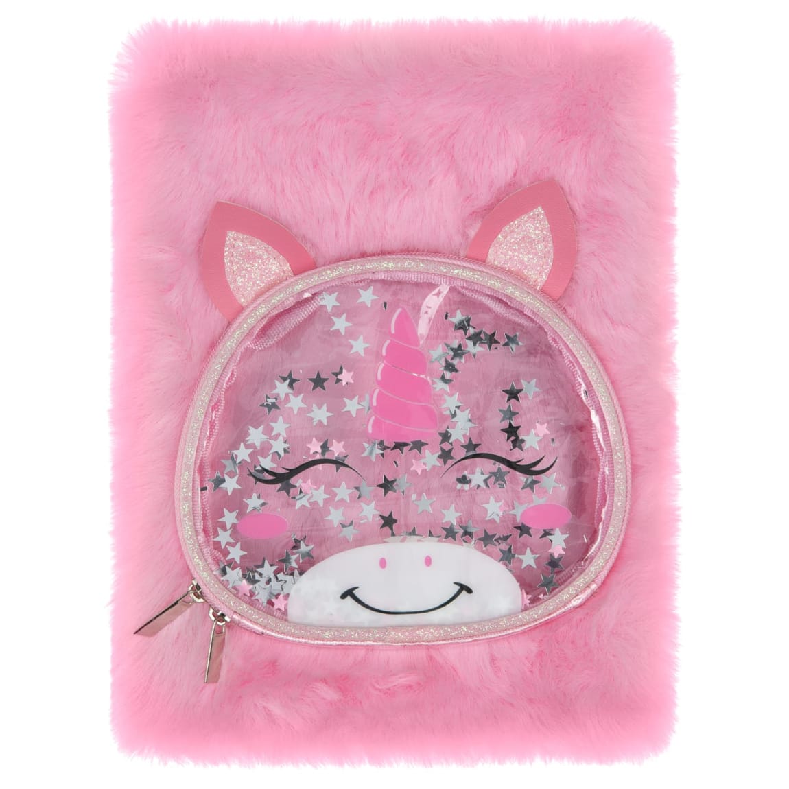So Cute Fluffy Notebook with Purse