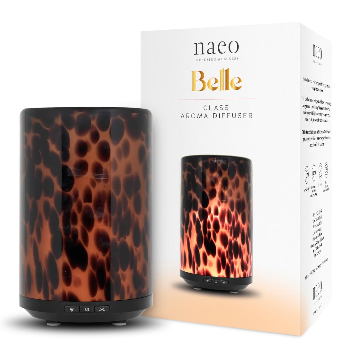 Naeo Tortoiseshell Glass Diffuser - Luna