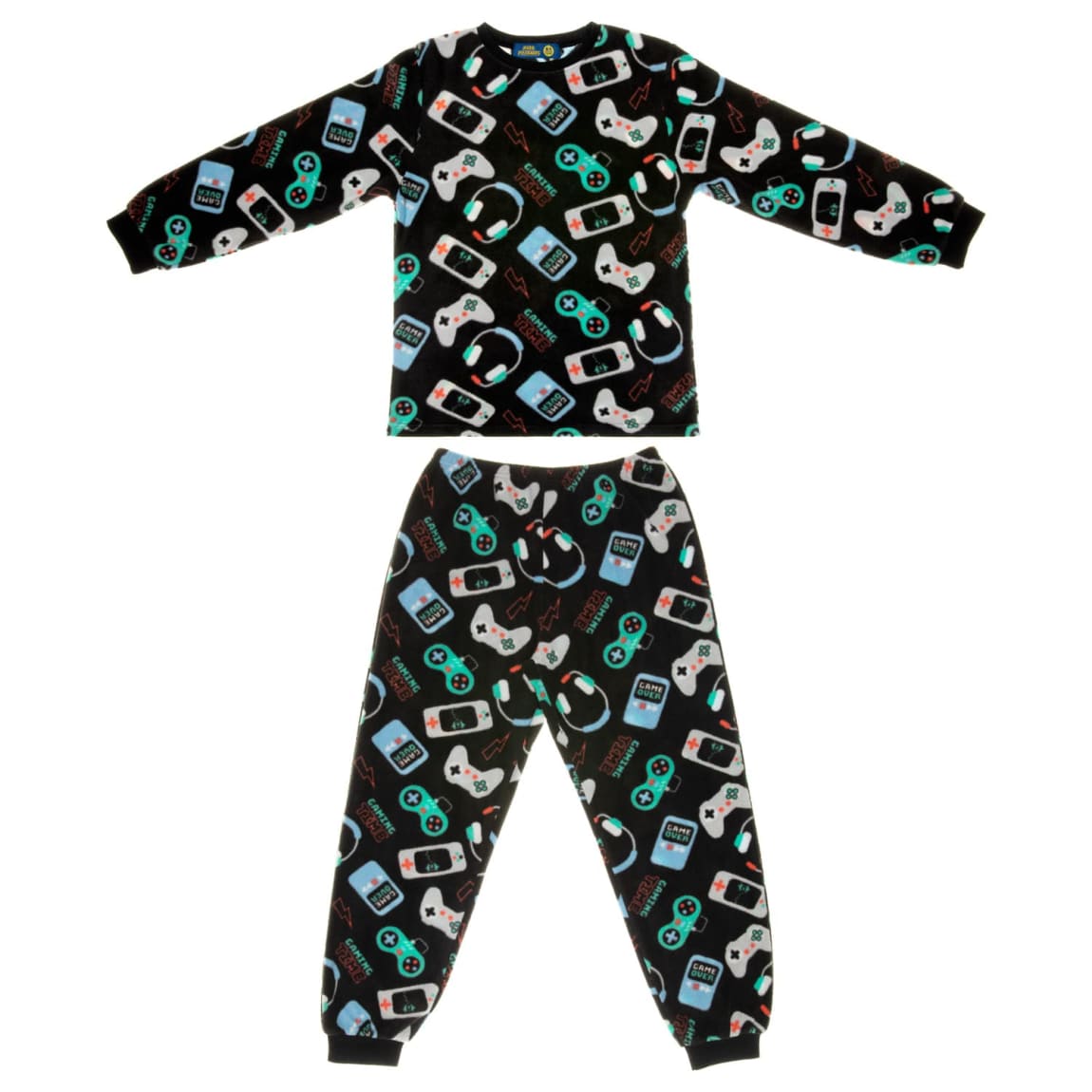 Older Kids Printed Gamer Fleeced Pyjamas Ages 8-13yrs