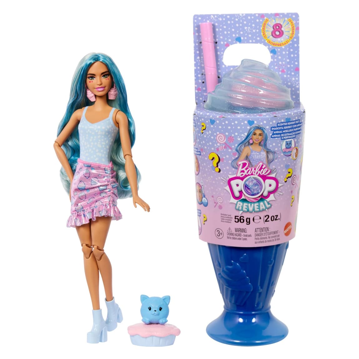 Barbie Pop Reveal Sweet Treats Series - Blue