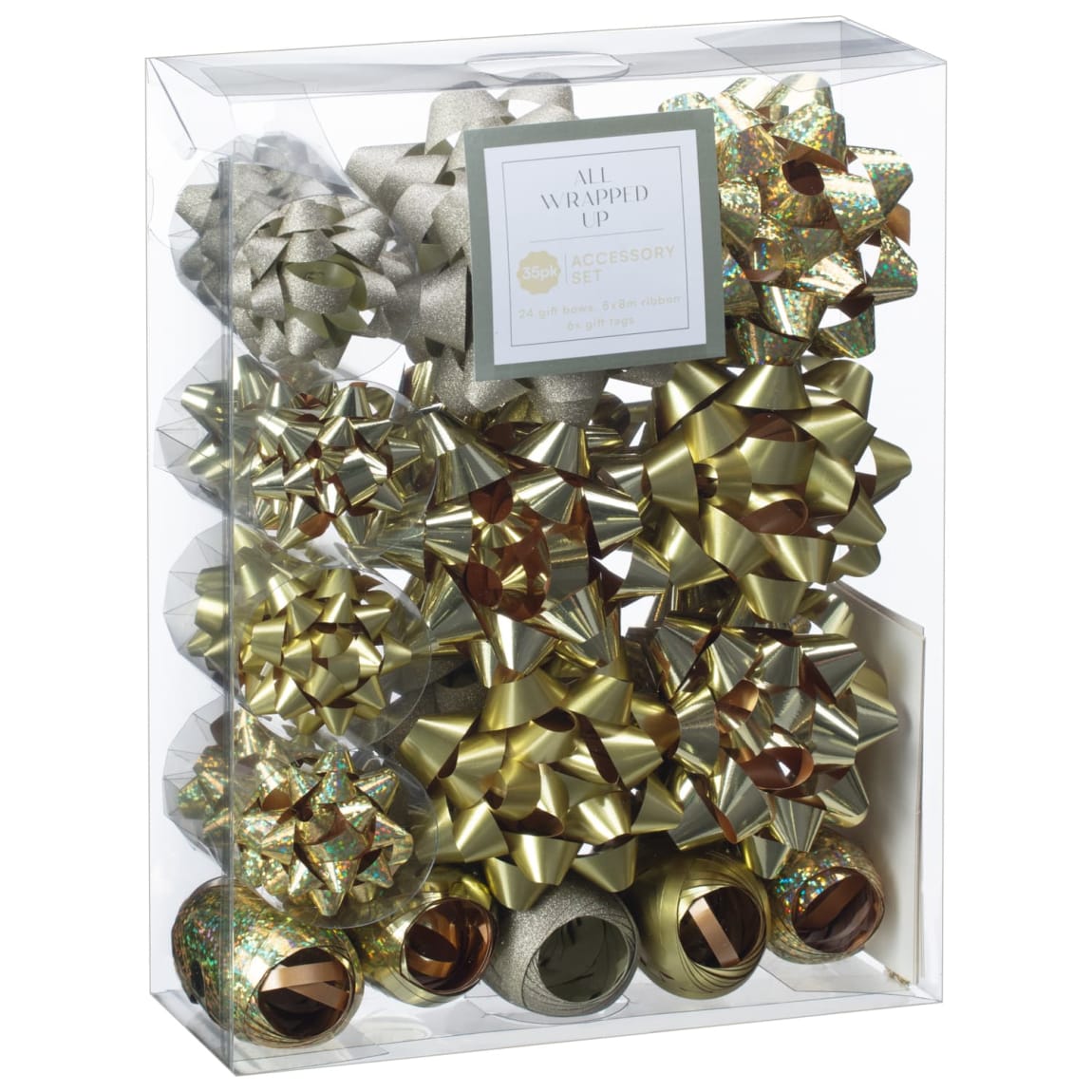 All Wrapped Up Accessories Set 35pk - Gold