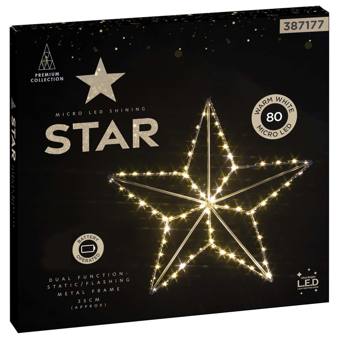 Micro LED Shining Star - Warm White