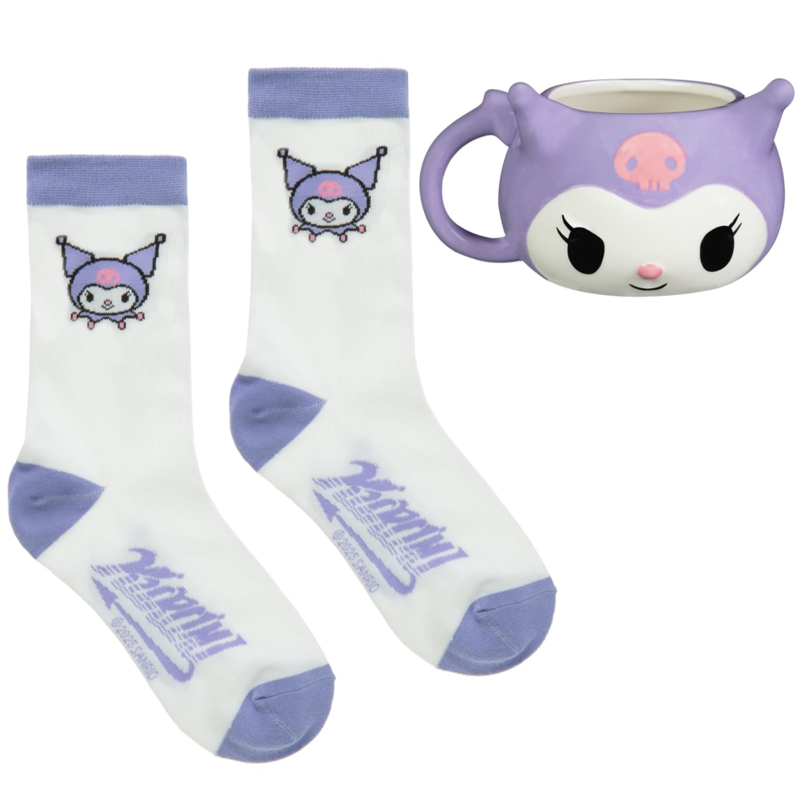 Hello Kitty 3D Mug & Sock Set - Kuromi