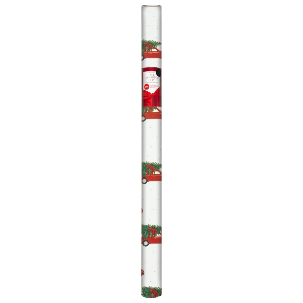 Traditional Wrapping Paper 8m - Red Truck