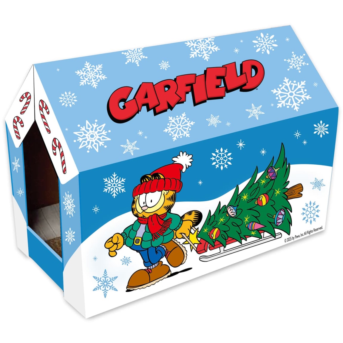 Garfield Christmas House Scratcher - Blue