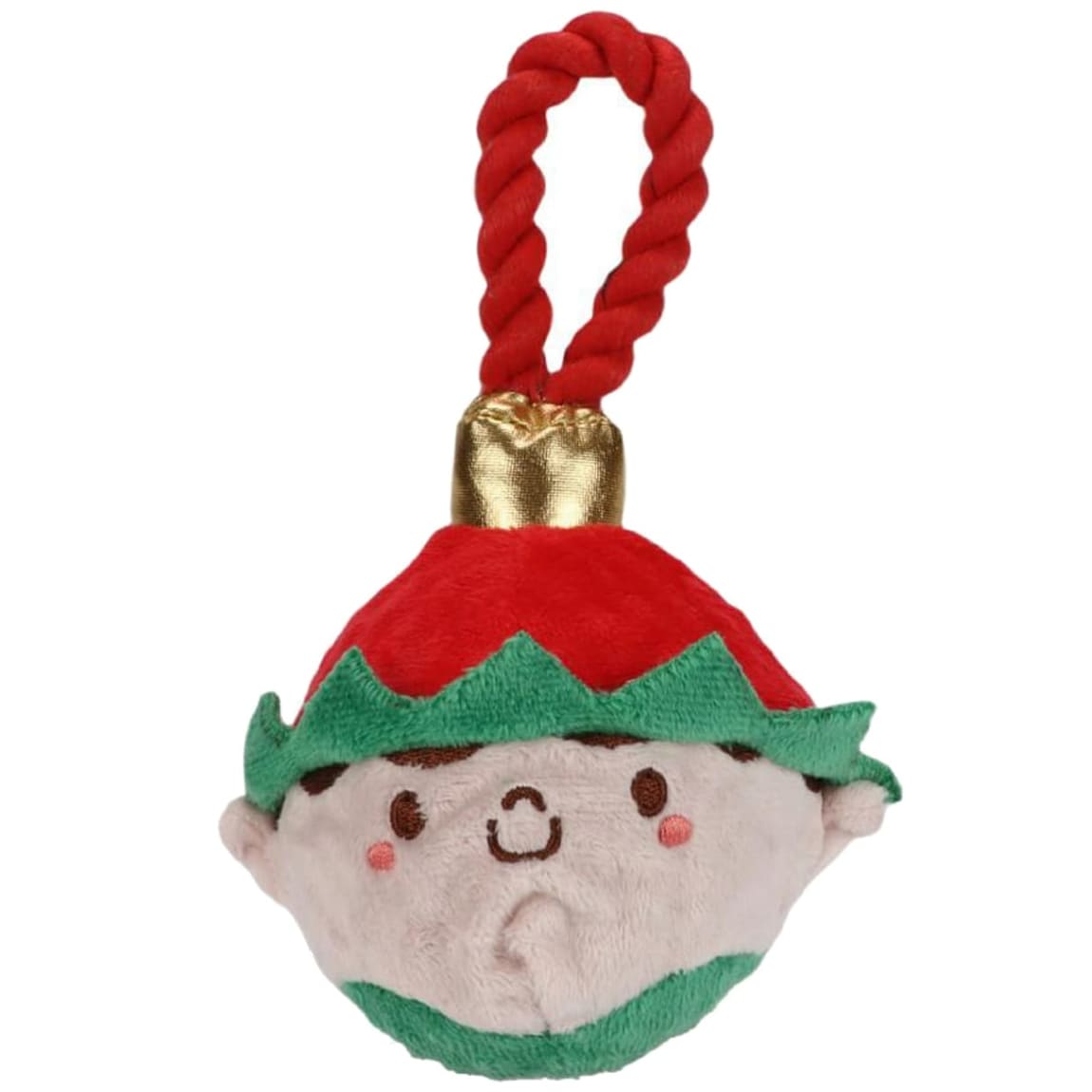Christmas Bauble Pet Toy - Elf