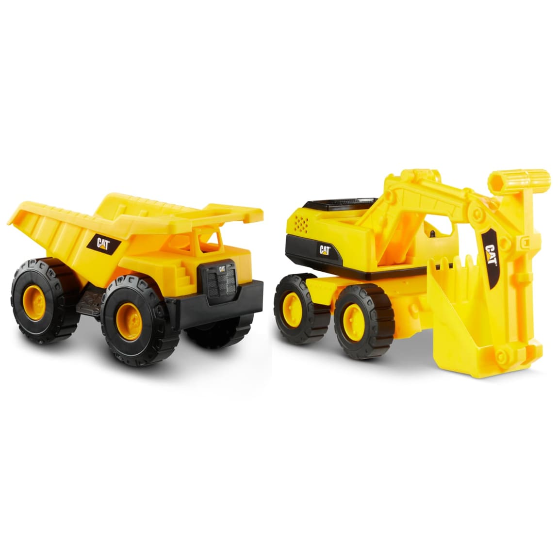 CAT Tough Rigs Construction Vehicle Toys 2pk