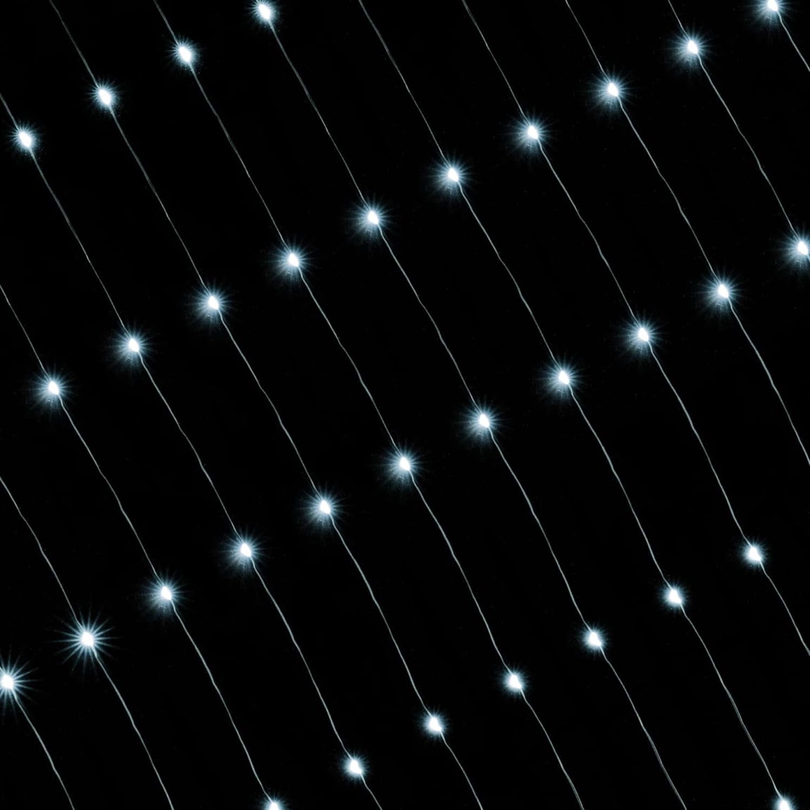 Silver Metallic Micro Lights 120pk - Cool White