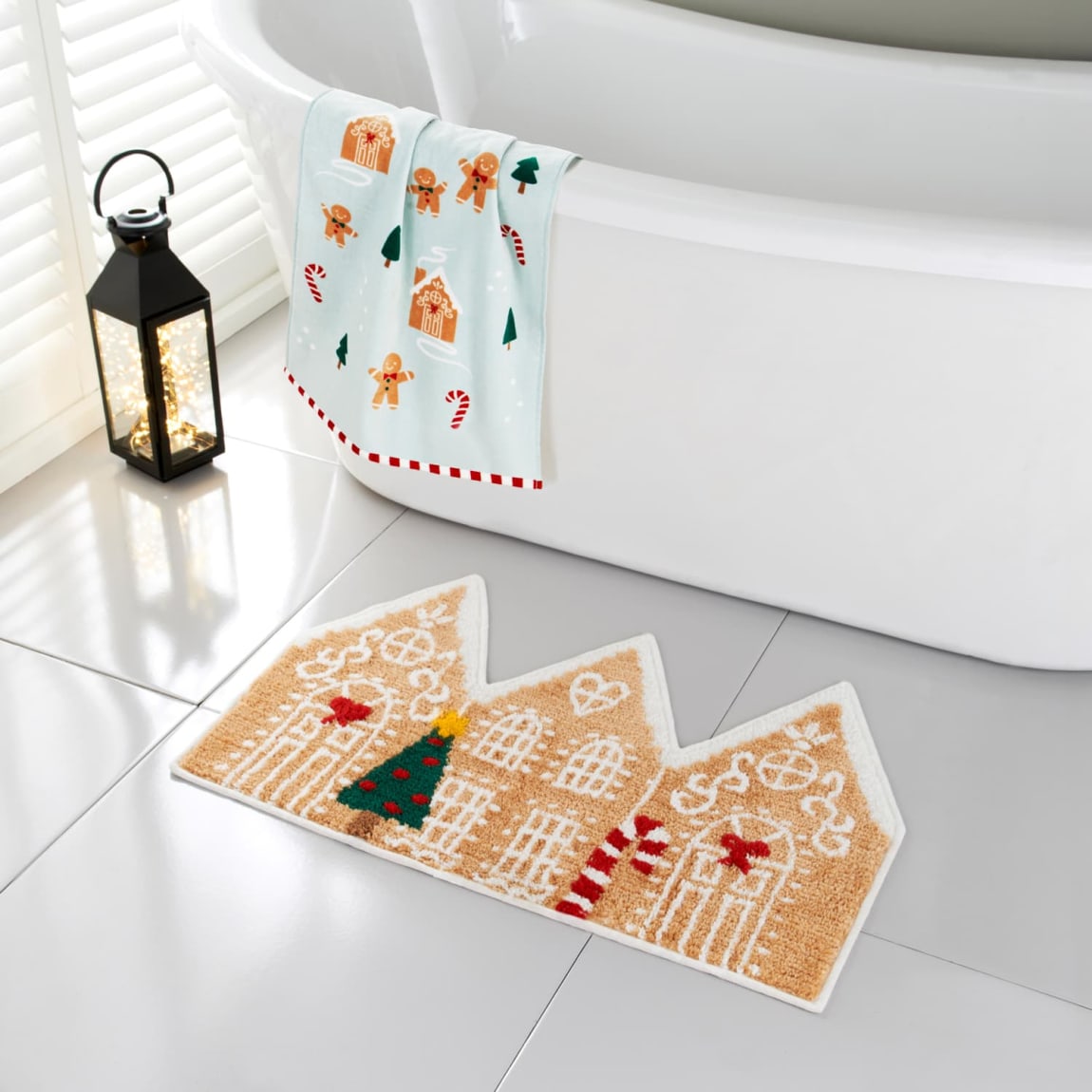 Gingerbread Bath Mat