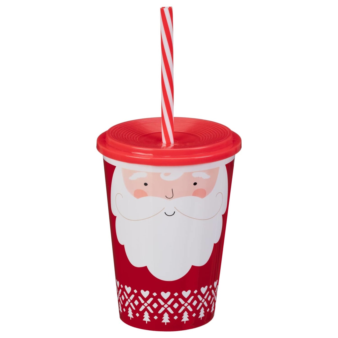 Simply Kids Soda Cup With Straw - Santa